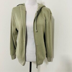 If it were me. Women’s Size XS Matcha Green Full Zip Hooded Jacket Pockets NWOT